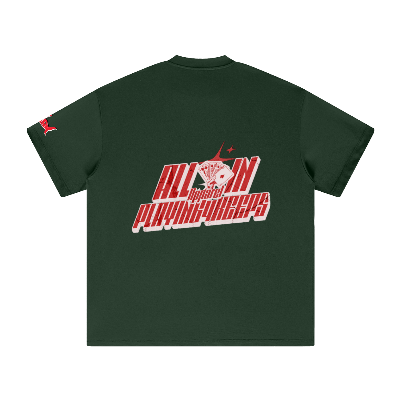 All In "Original Logo" Heavyweight Earth Tone T-Shirt