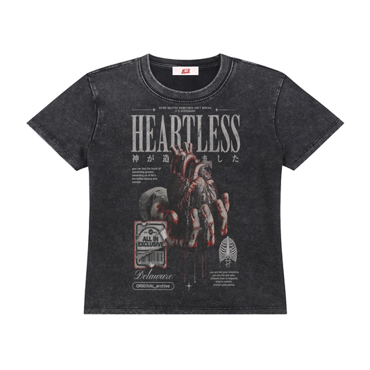 ALL IN "No Feelings Attached" Vintage Wash T-shirt
