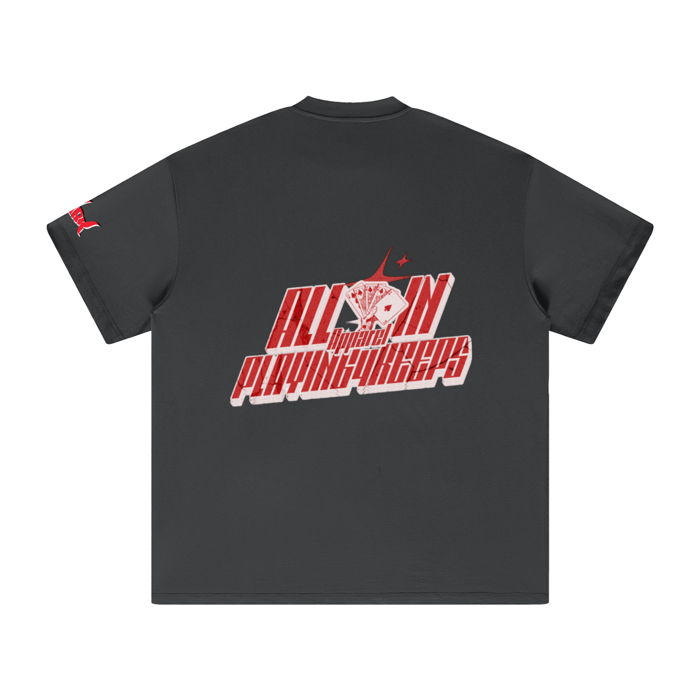 All In "Original Logo" Heavyweight Earth Tone T-Shirt