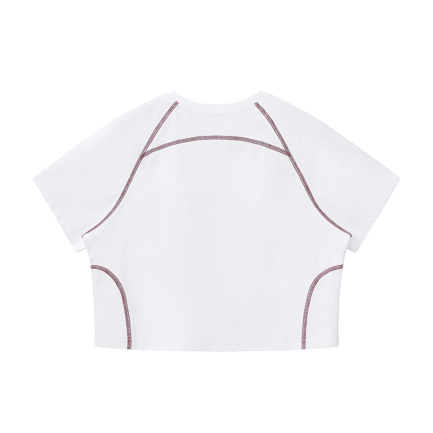 "Heartless" Women's Contrast Stitch Crop T-Shirt
