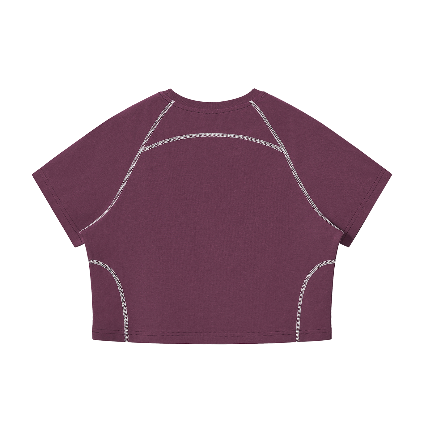 "Heartless" Women's Contrast Stitch Crop T-Shirt