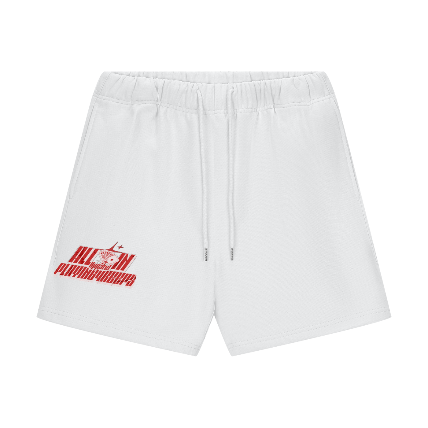 All In "Original Logo" Unisex Heavyweight Fleece Loose Fit Shorts