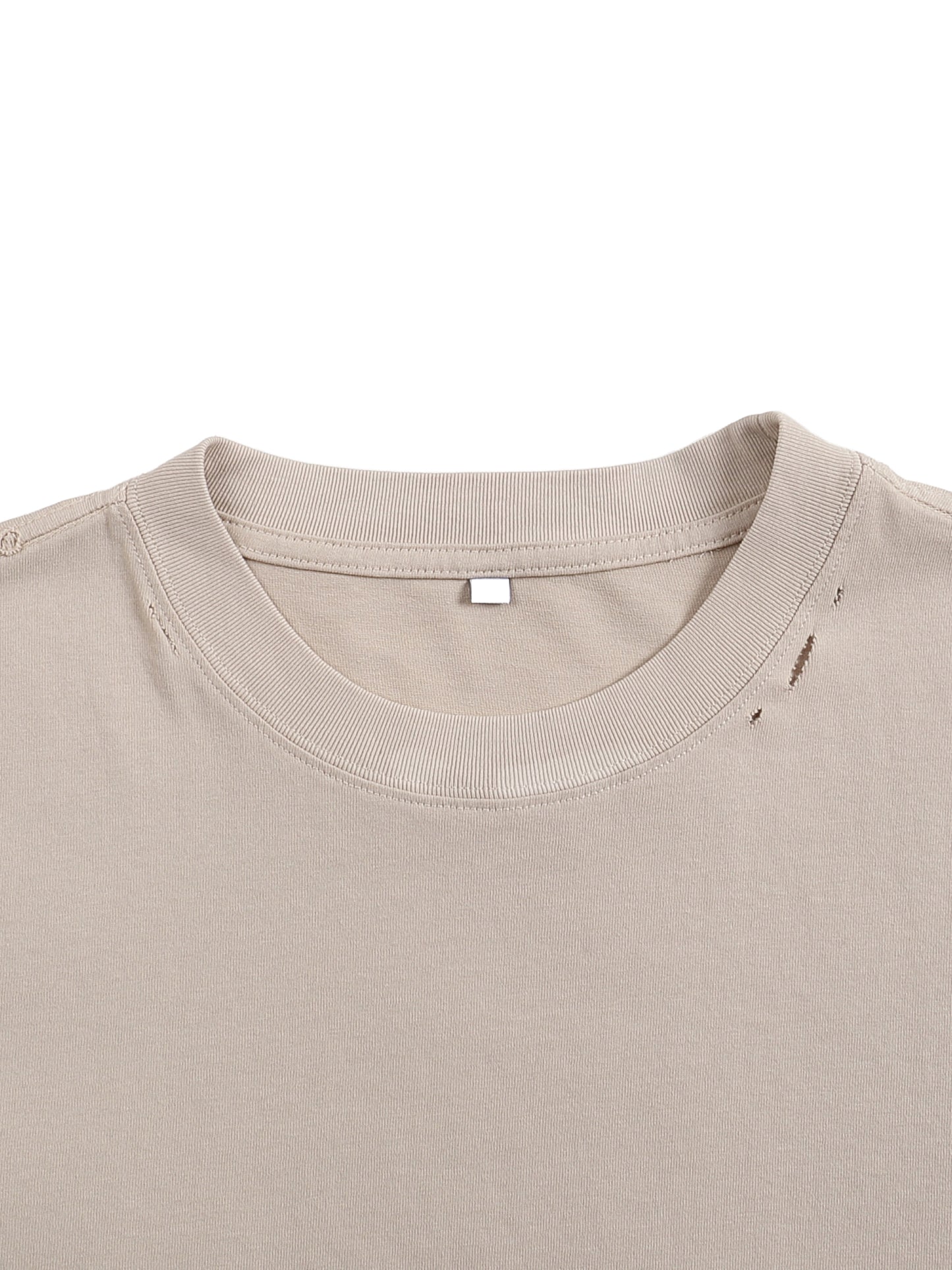 "Heartless" Classic Frayed Boxy Tee