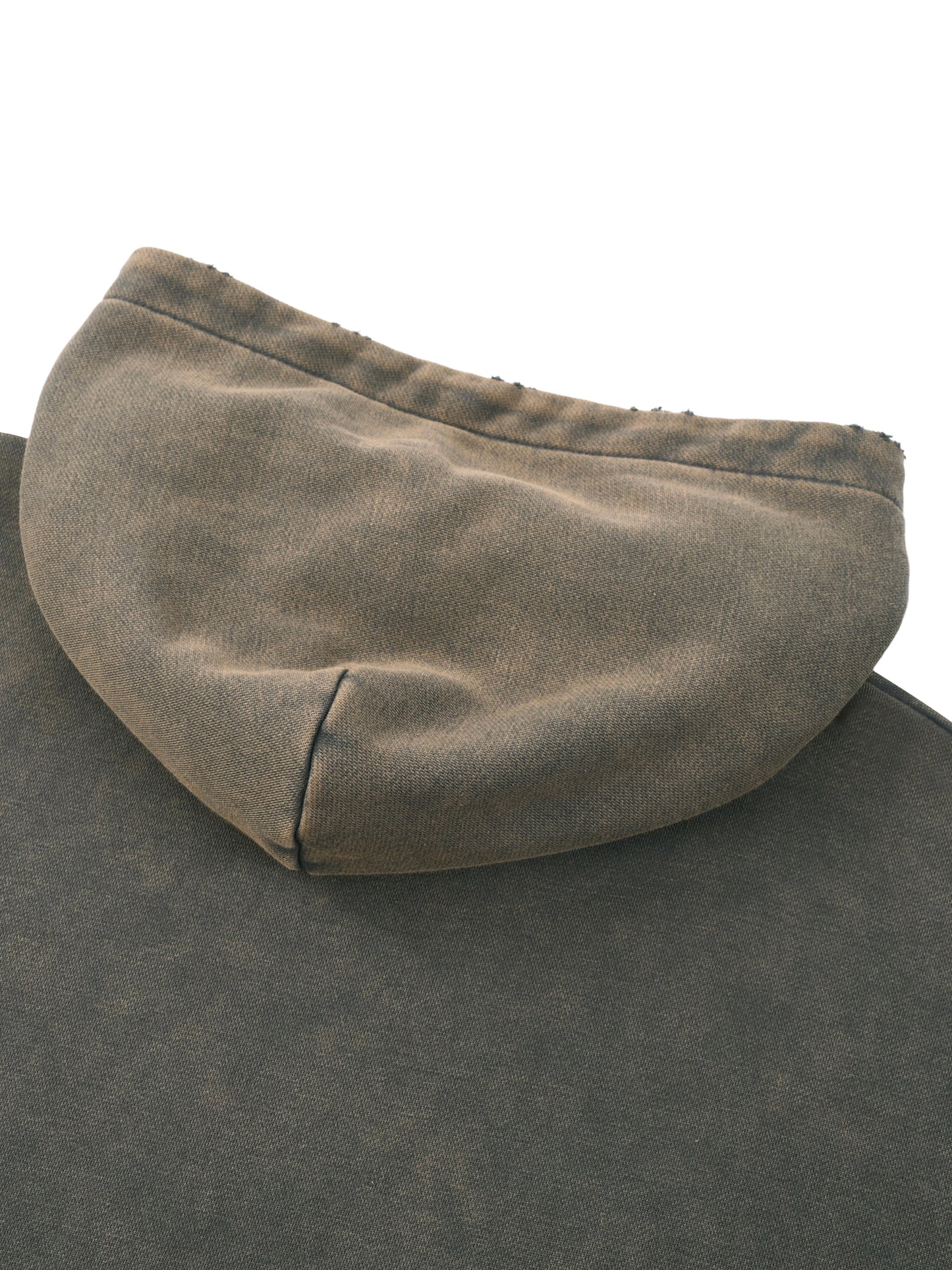 All In Vintage Washed Frayed-Hem Hoodie