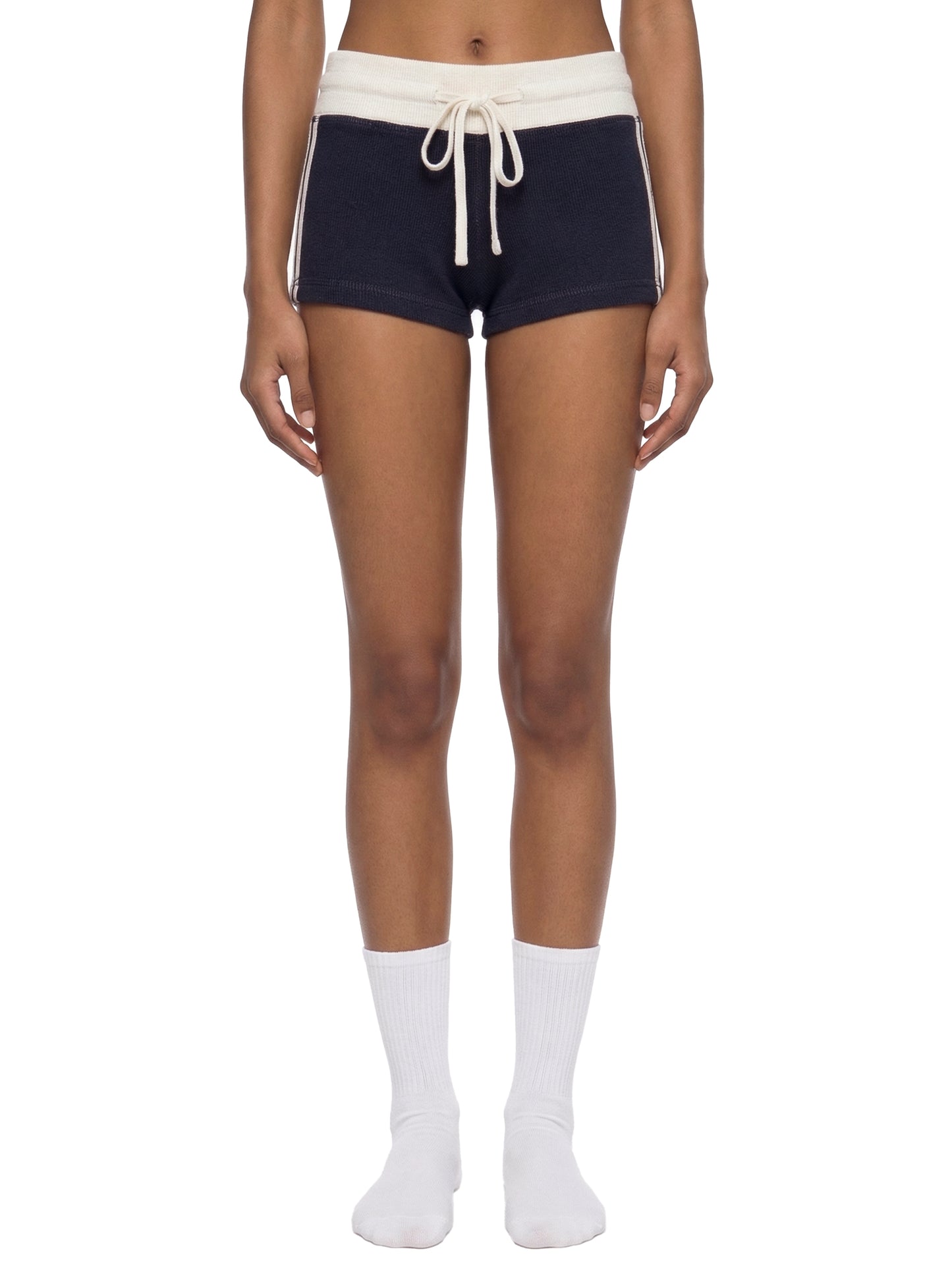 Ace of Spades Women's Contrast Stripe Track Shorts