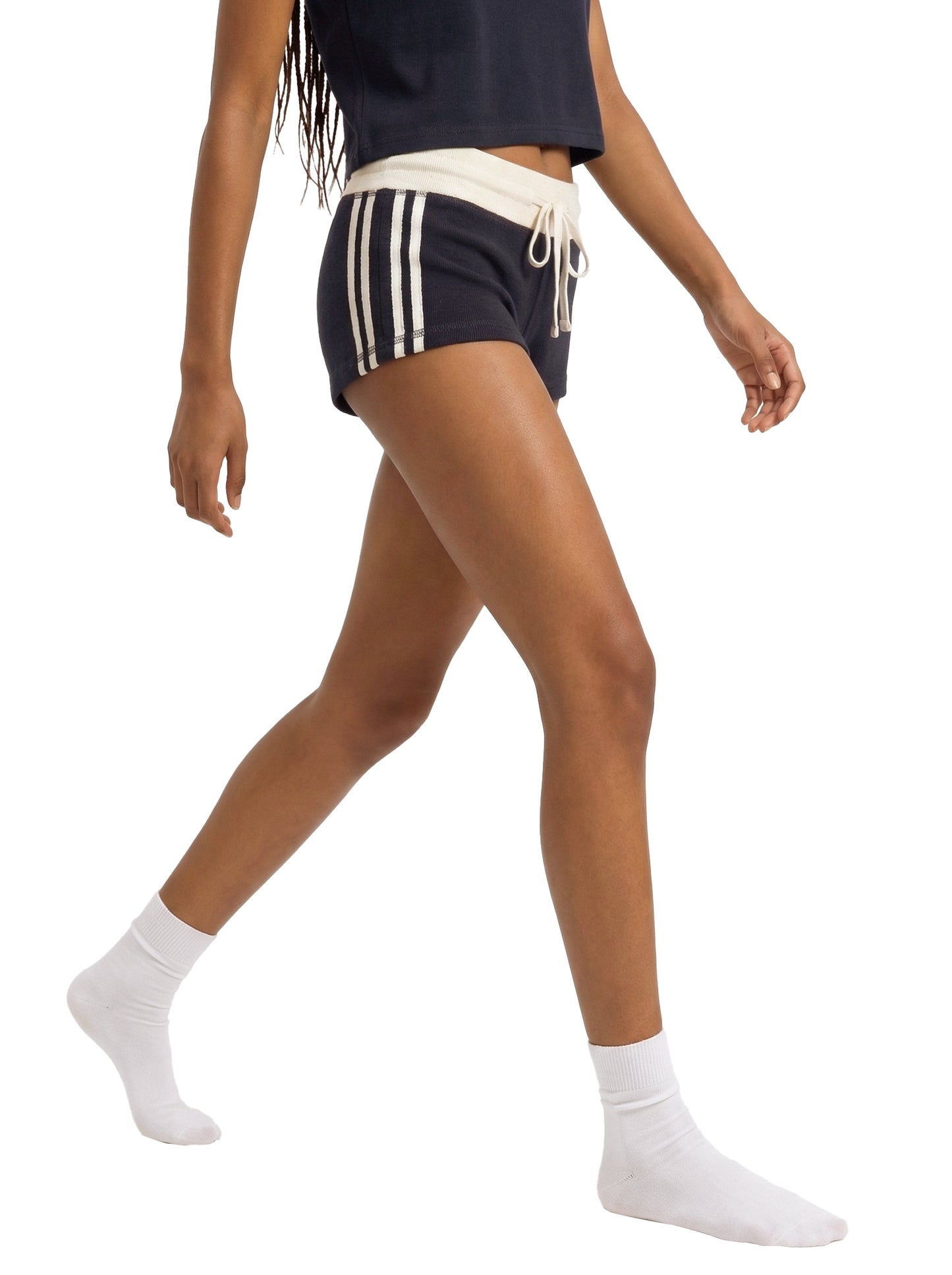 Ace of Spades Women's Contrast Stripe Track Shorts