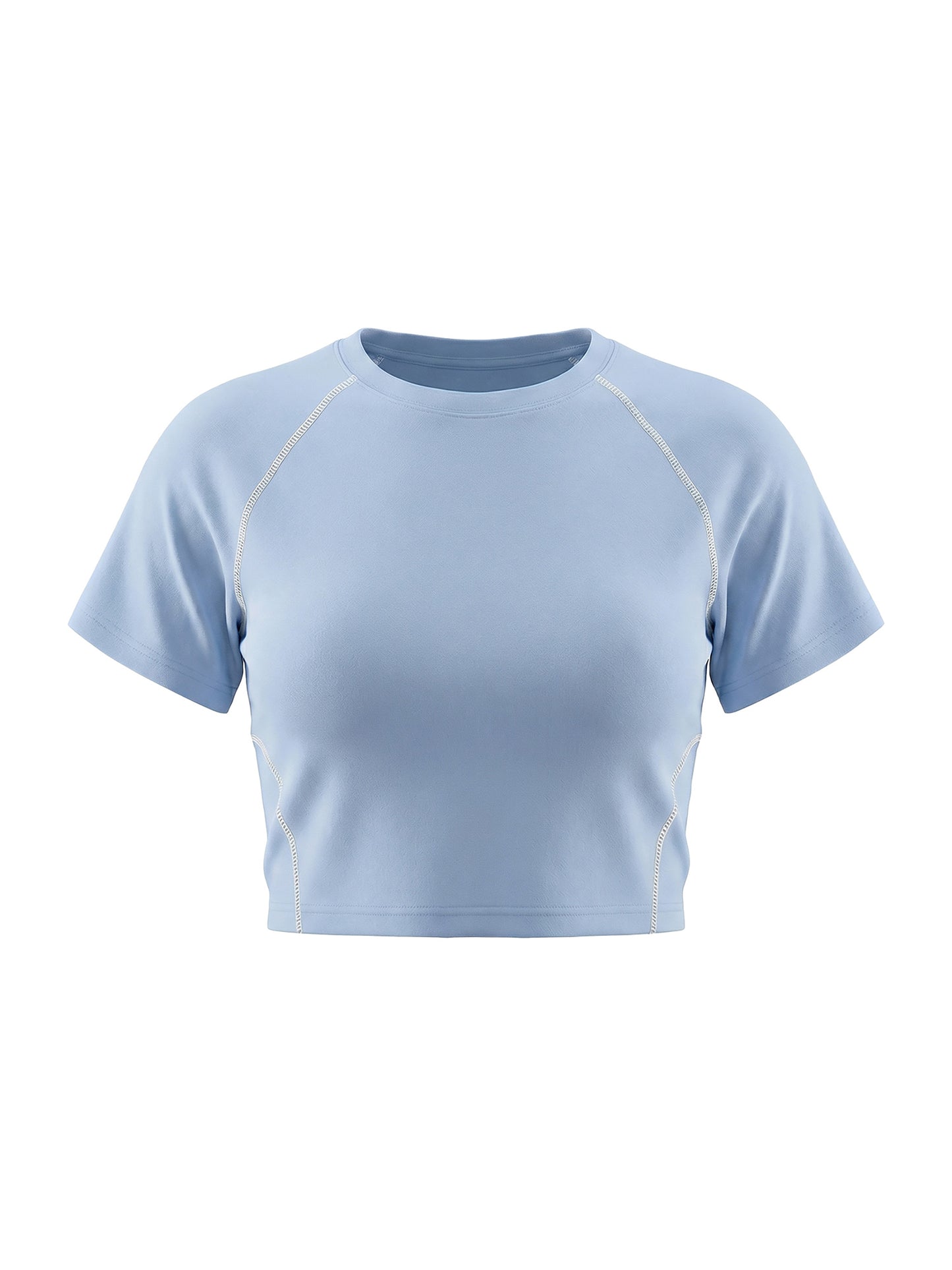"Heartless" Women's Contrast Stitch Crop T-Shirt